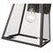 Z-Lite Broughton Outdoor Wall, 1-Light, 8.25 In.W x 9.5 In.L x 14.25 In.H, Black/Clear Beveled 521S-BK - alternate 4